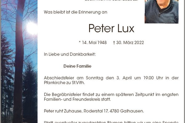 Peter Lux