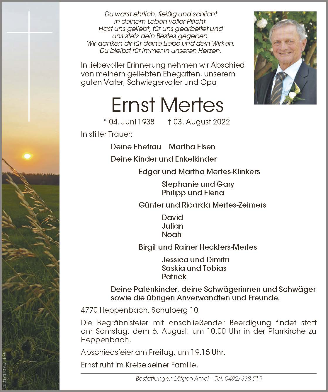 Ernst Mertes