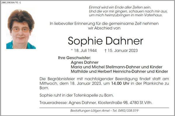 Sophie Dahner