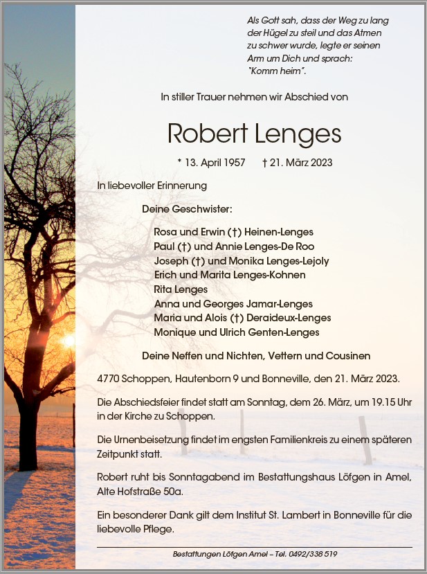 Robert Lenges