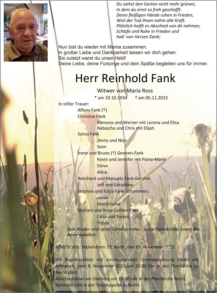 Reinhold Fank