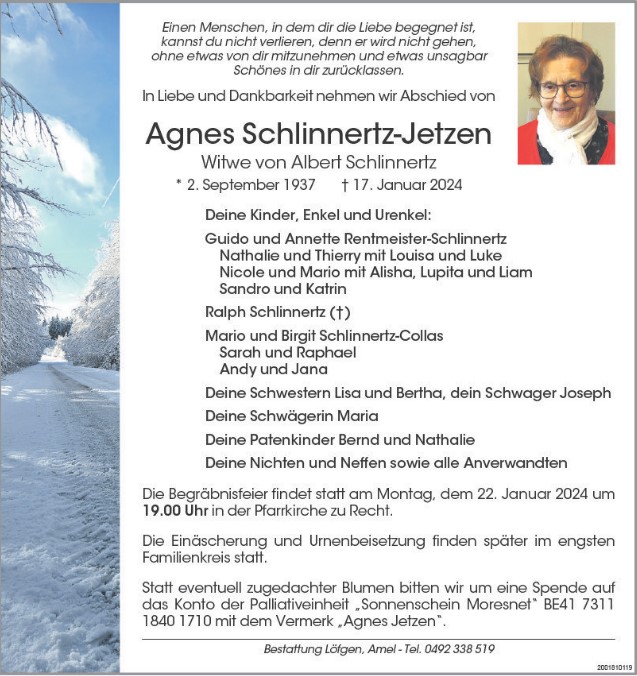 Agnes Schlinnertz-Jetzen