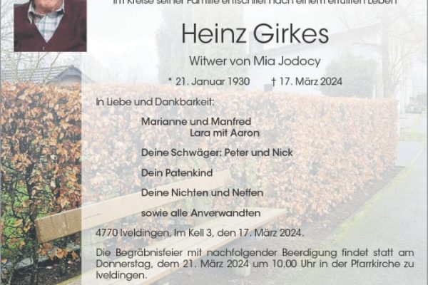 Heinz Girkes