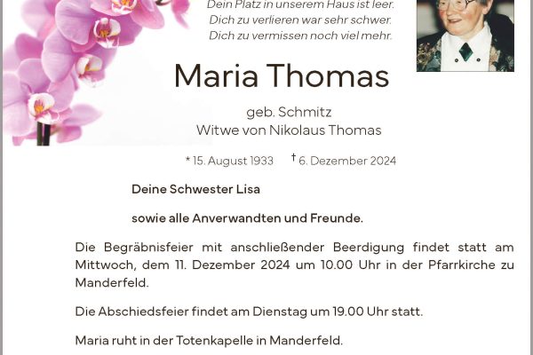 Maria Thomas