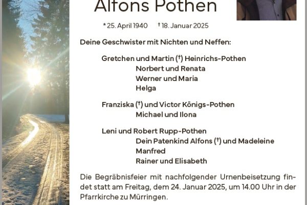 Alfons Pothen