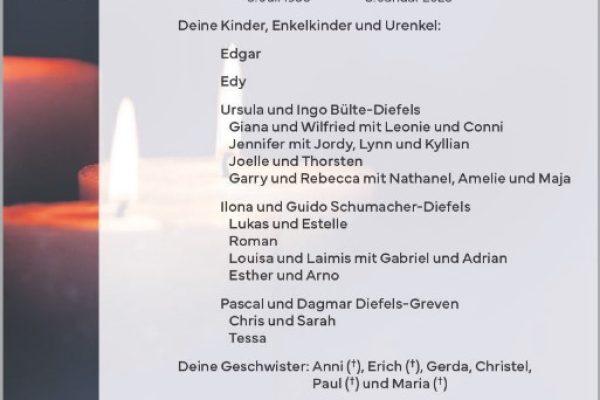 Antonia (Tonchen) Peiffer