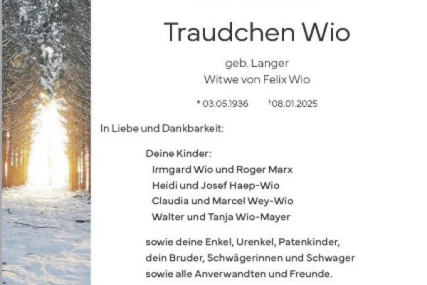 Traudchen Wio