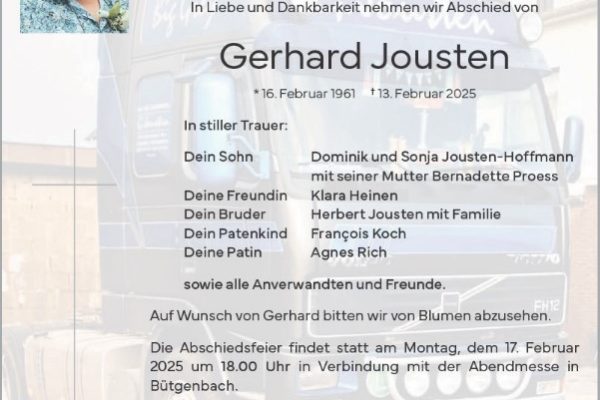 Gerhard Jousten