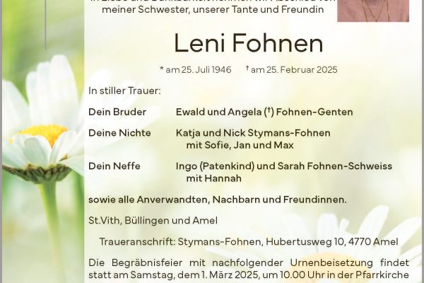 Leni Fohnen