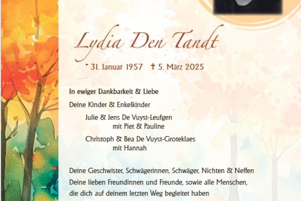 Lydia Den Tandt