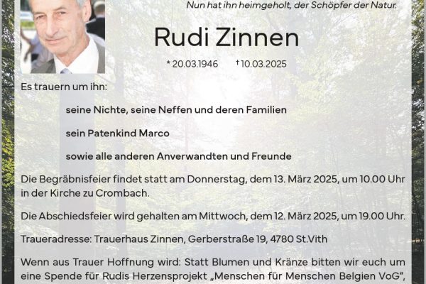 Rudi Zinnen