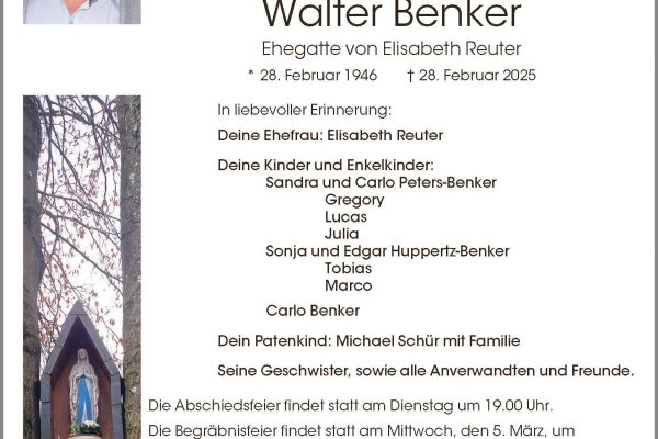 Walter Benker