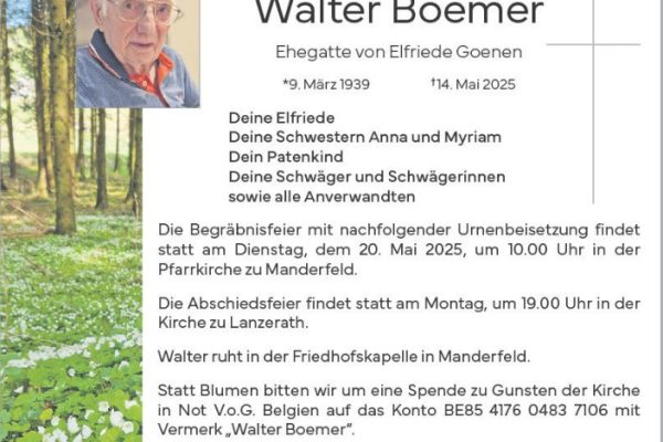 Walter Boemer