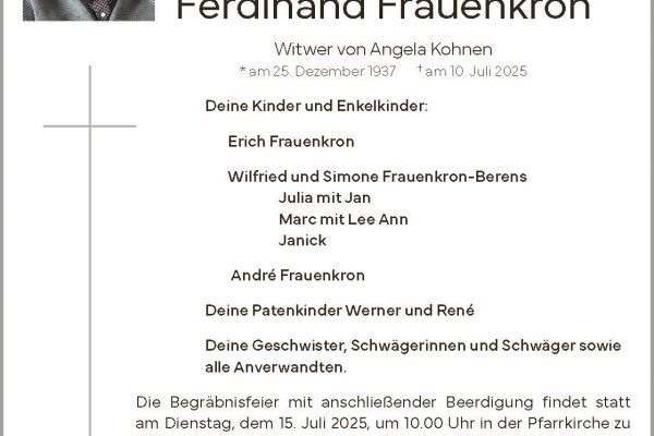 Ferdinand Frauenkron