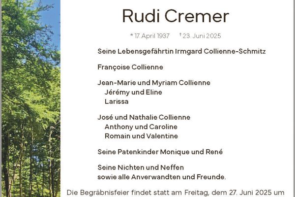 Rudi Cremer