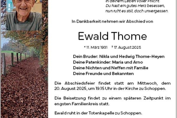 Ewald Thome