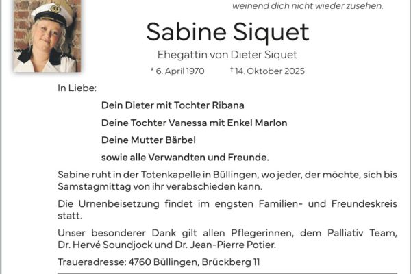 Sabine Siquet