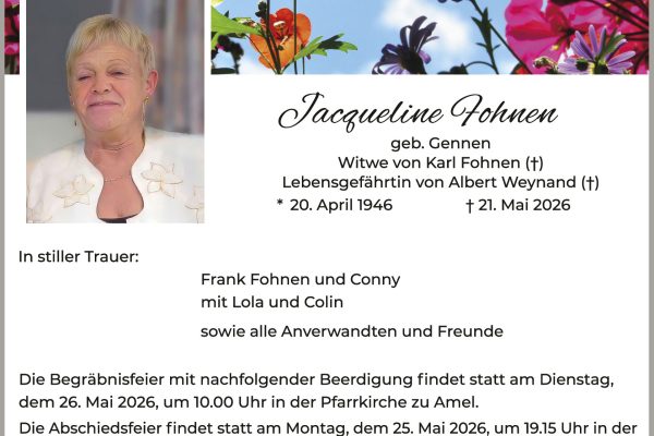 Jacqueline Fohnen