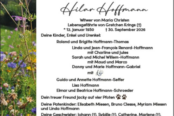 Hilar Hoffmann